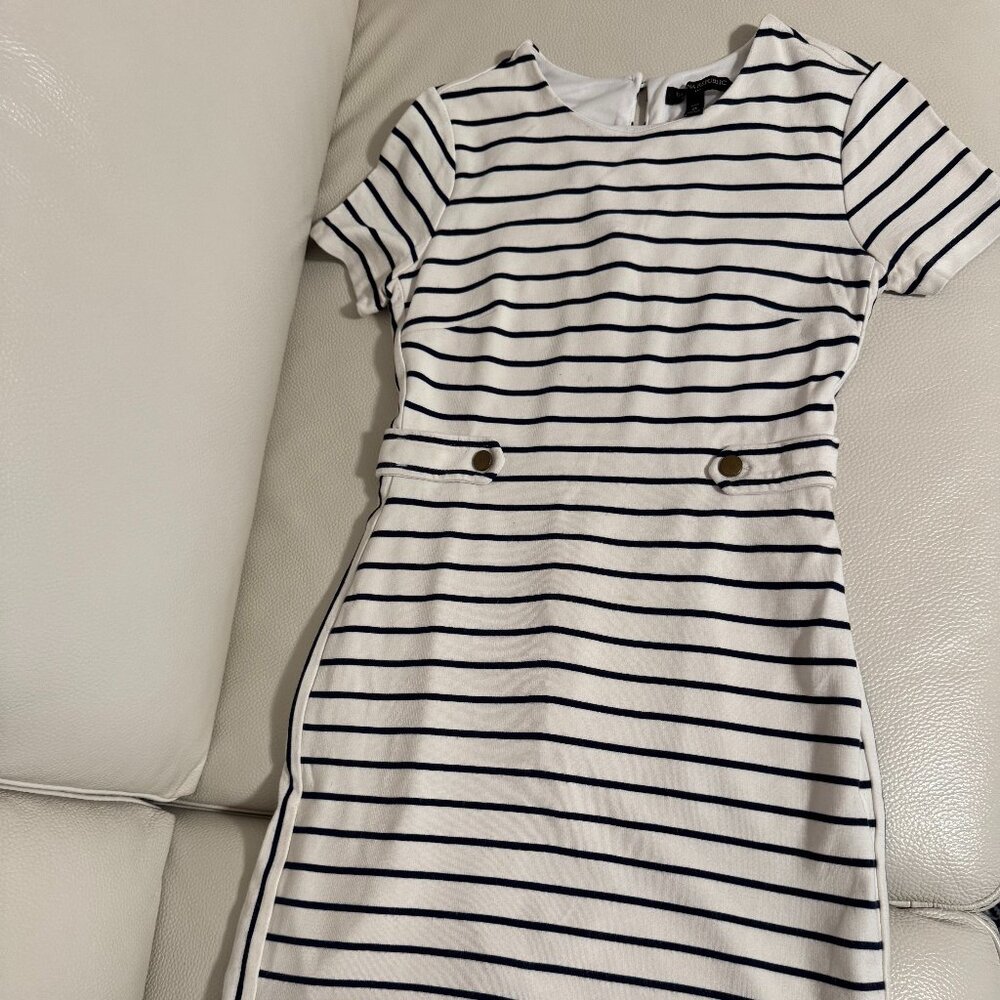 Banana Republic Striped Mini Dress.